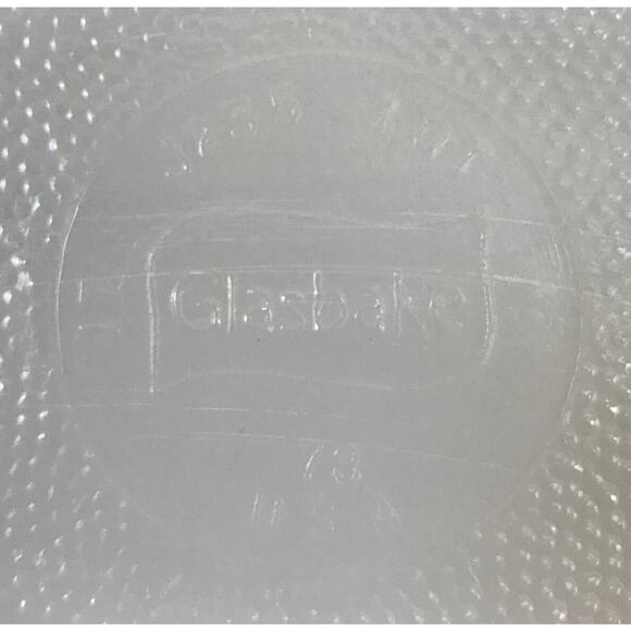 Vtg Glasbake Milk Glass Mushroom Baking Casserole Vegetable...